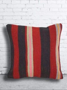Turkish Kilim Pillowcase (16x16in)